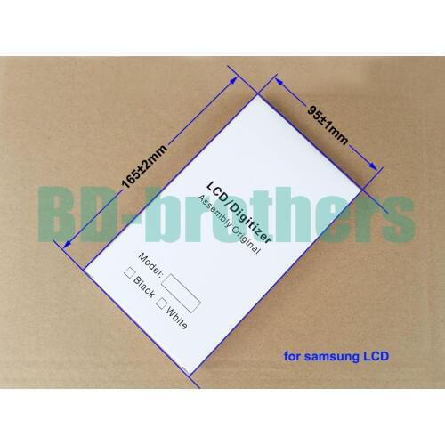 165 x 95 x 13mm Wihte Paper Box + EVA Case for Samsung Universal LCD Screen Digitizer Full Protective Packing Package 100sets