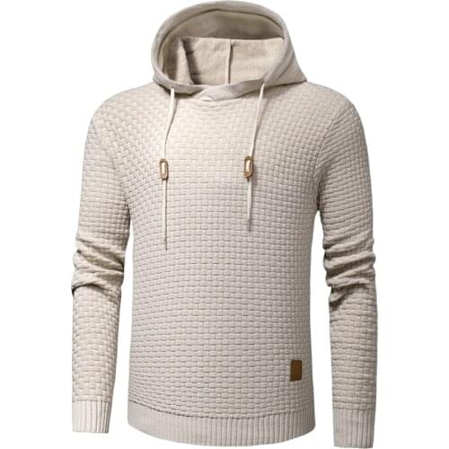 2021 New Plus Size Spring Cotton Warm Knitted Sweater Pullover Men Autum 3D Pattern Casual Hooded Sweater Coat Pull Homme Men