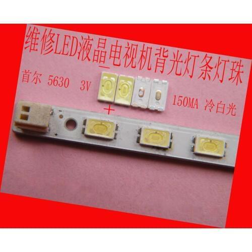 300piece/lot FOR Maintenance SONY LCD TV LED backlight Article lamp SMD LEDs 3V 5630 Cold white light Light-emitting diode