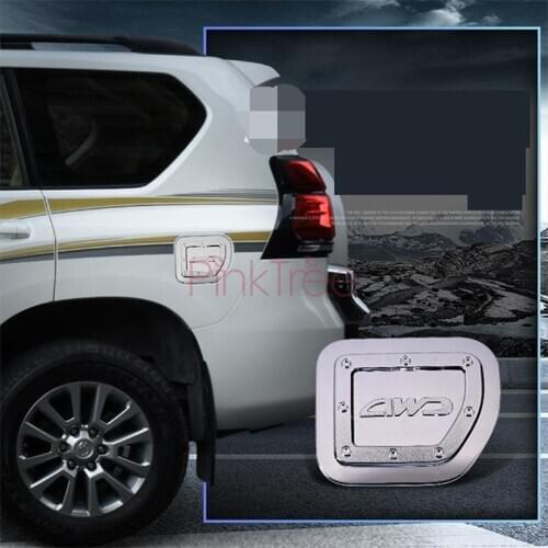 Accessories For Toyota Land Cruiser Prado LC150 150 2010-2019 Chrome Fuel Tank Cover SUV Styling