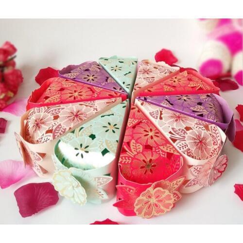 Hollow out sweet box Creative Korean wedding wedding supplies joyful box candy box Sweet cake Sugar box 1000pcs gift