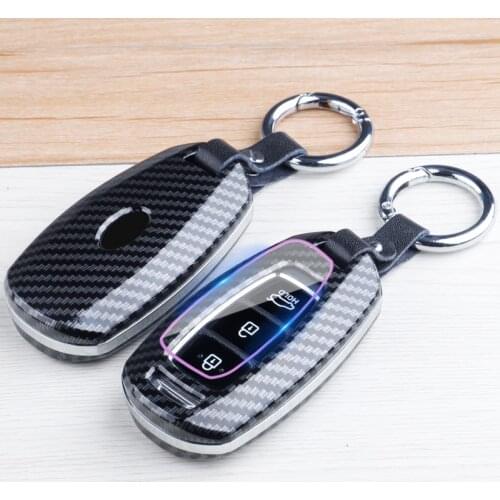 For Hyundai Fista Lafesta i30 Ix35 KONA Encino Solaris Azera Grandeur Ig Accent Santa Fe Palisade 2017 2018 Car key wallet case