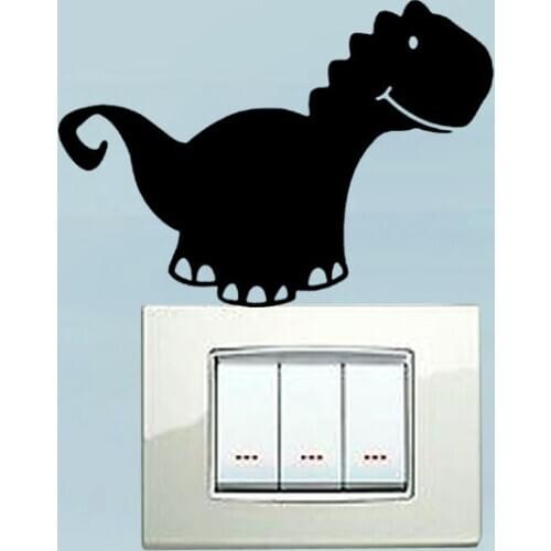 Dinosaur Interior Wall Switch Sticker Decal Vinyl Decor Cartoon Animal 3SS0299
