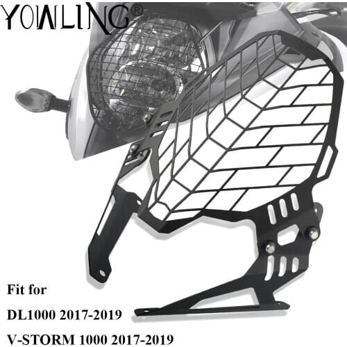 For Suzuki V-STORM 1000 V-strom DL1000 2017 2018 2019 Motocycle Accessories Headlight Protector Cover Grill Headlight Guard