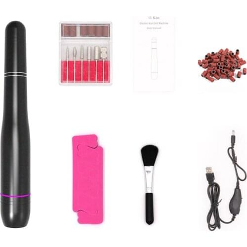 Nail Drill Machine For Manicure Rechargeable Nail Gel Polisher Nail File Apparatus For Manicure Electric Nail Drill