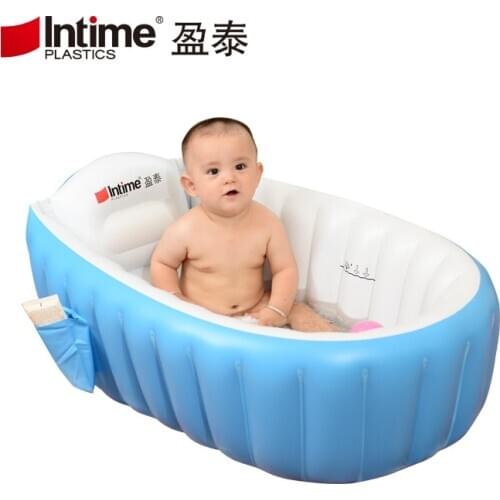 Intime baby inflatable folding tub swimming pool tub baby bath
