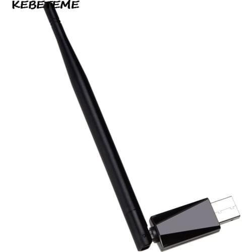KEBETEME 802.11n/g/b 150Mbps LAN Card USB WiFi Wireless Network Card 5db external Antenna WiFi Adapter