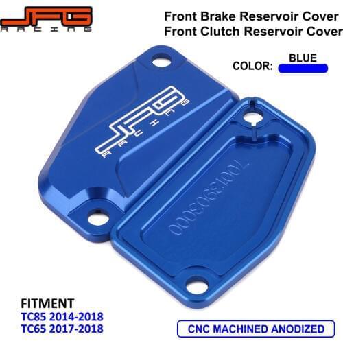 Motorcycle CNC Front Clutch Brake Reservoir Cylinder Cover For Husqvarna TC85 2014 2015 2016 2017-2020 TC65 2017-2020 Dirt Bike