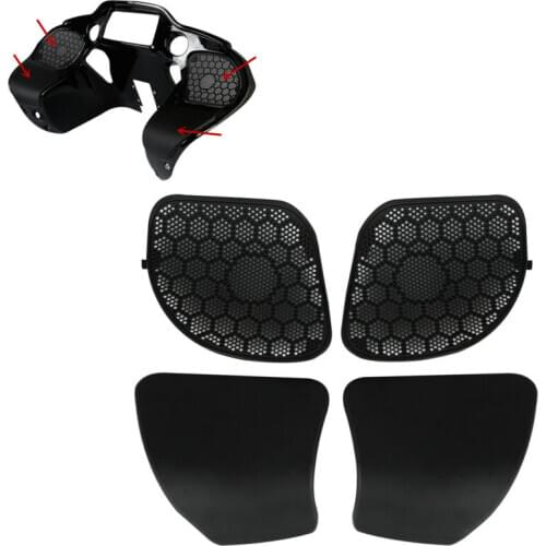 Motorcycle Fairing Glove Box Doors Speaker Grilles For Harley Road Glide FLTRX FLTRU FLTRXS 2015-2020