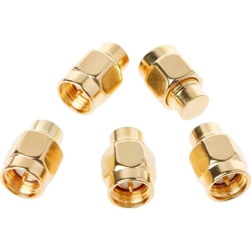 2021 New 5PCS 50 OHM RF Coaxial Gold plated Matched Termination LOADS SMA male connector