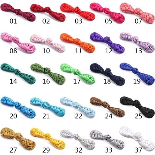 10 Pairs Chinese Handmade Cheongsam Buttons Knot Fastener DIY Handcraft National Style Clothing Accessories