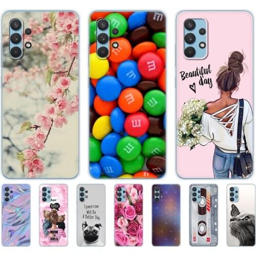 For Samsung Galaxy A32 Case Silicon Soft TPU Phone Cover For Samsung A32 5G 6.5" A326 Bumper A 32 4G 6.4" A325F Back Shell 2021