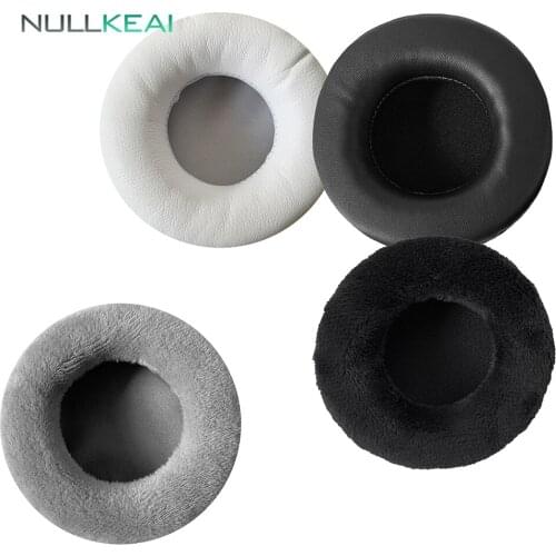 NULLKEAI Replacement Parts Earpads For ATH-ES500 ATH S500 Headphones Earmuff Cover Cushion Cups
