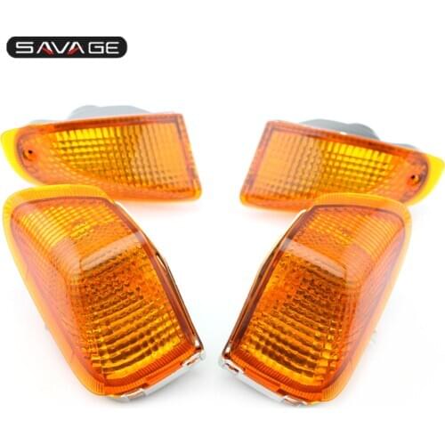 Turn Signals Motorcycle Light Lens For KAWASAKI ZZR 400 ZZR400 EX400 1990 1991 1992 LED Indicator Lighting Blinker Cover