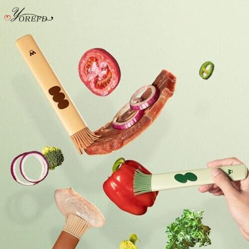 OYOREFD Heat Resistance Silicone Oil Brush Outdoor Kitchen Baking Basting Brushes Baking Cooking Accessories Kitchen Gadgets