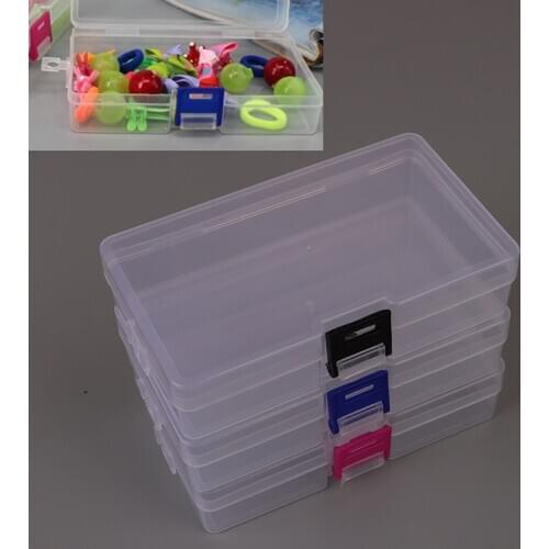 Practical Component Screw Jewelry Storage Box Transparent Toolbox Plastic Container Box for Tools Case Screw Sewing PP Boxes