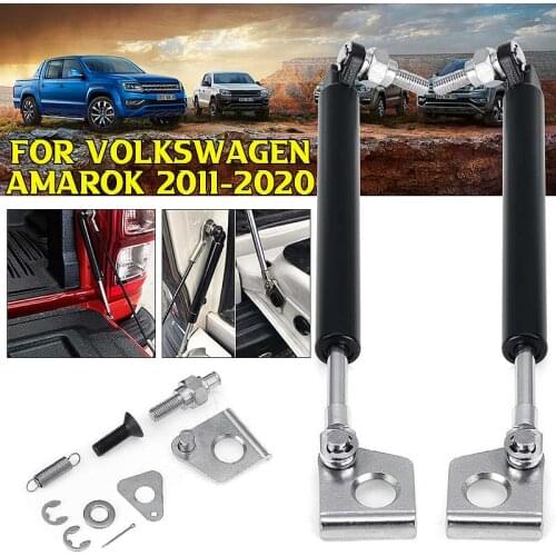 Stainless Rear Tailgate Slow Down Gas Struts Damper Shock Lift support For Volkswagen Amarok 2011-2020 ickup Accessories