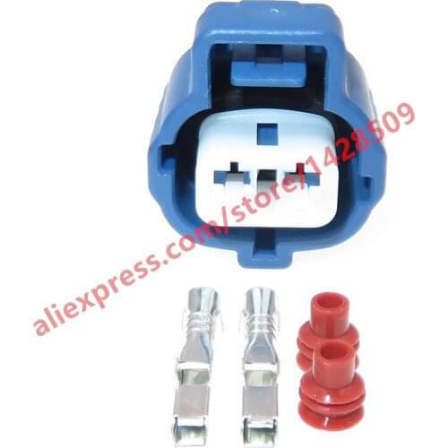 5 Sets 2 Pin 2.2 Series Auto Sensor Wiring Socket Wiring Cable Waterproof Connector Automobile Female Socket