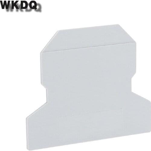 10Pcs ATP-UK End Plate For Universal UK Type Din Rail Terminal Block Accessories Group Separation L57.5/H47/W1.5 Partition Plate