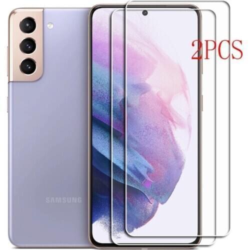 2PCS FOR Samsung Galaxy S21 5G High HD Tempered Glass Protective On SM-G991B G991U G991U1 G991W G991N Screen Protector Film