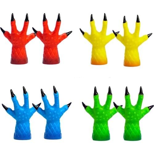 2Pcs Novelty Creative Prank Toy Nails Finger Cover Puppet Halloween Party Prop