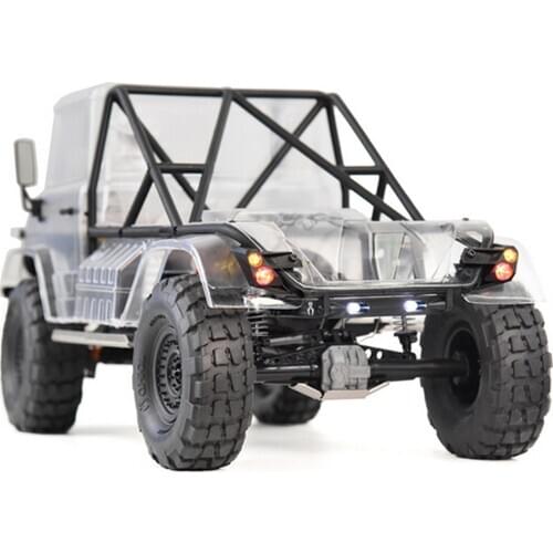 For SCX10 II UMG10 4x4 / UMG10 6X6 RC Car Accessories Model Car Grille Turn Lights Taillights Cover DIY Modification Parts