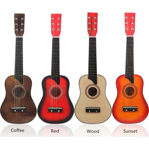 25 inch Acoustic Guitar 6 Strings Musical Instrument Educational Instrument Learning Toy Practice Music Children Toddler Xmas