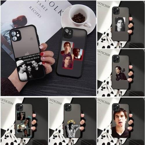 The Vampire Diaries TV art design Phone Cases Matte Transparent for iPhone 7 8 11 12 s mini pro X XS XR MAX Plus cover funda