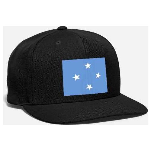Federal States of Micronesia Flag Patch Embroidery FSM Emblem Badge Arm Of Coats Palikir Pohnpei Unisex Adjustable Snapback Cap