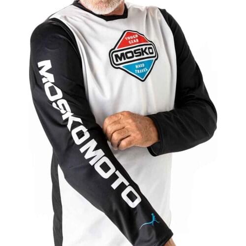 2021 Mens team jersey Long sleeve Enduro moto MTB motocross jersey Maillot Hombre DH MX Cycling Downhill jersey riding