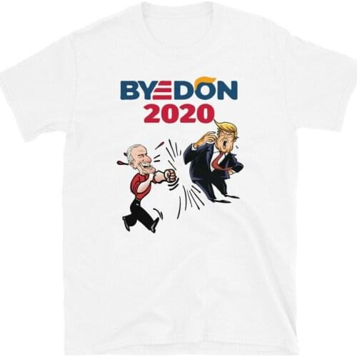 Bye Don Funny Cartoon KO Comics Biden for President 2020 T-Shirt Summer Cotton Short Sleeve O-Neck Unisex T Shirt New S-3XL