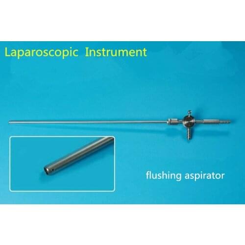 Thoracic laparoscopic surgery instrument flushing aspirator Push flusher Push flushing aspirator Removable flushing aspirator