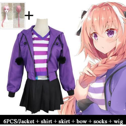 Saber fate girl cosplay costume Cartoon Anime Halloween Destiny Apocrypha Destiny Big Order Cosplay Womens Set Servant uniform