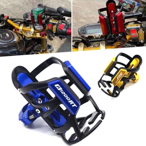 Motorcycle Universal Bottle Bracket For BMW R1200RS R1200RT R1200 RS/RT High Quality Beverage Drink Holder Water Cup Holder