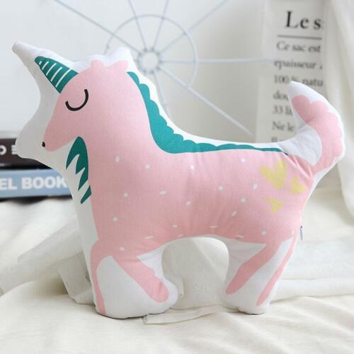 Soft Unicorn Plush Toy Cushion & Pillow Stuffed Animal Sofa Cushion Toys for Children New Born Baby Gift Bedroom Decoration