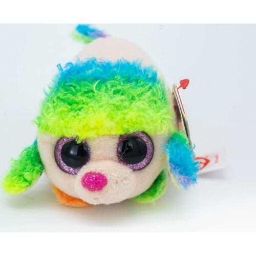 Ty Big eyes plush doll mobile phone wipe Color lamb Mini plush toys collection boy girl birthday Christmas gift 10cm