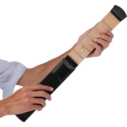 Portable Pocket Guitar Practice Strings Tool Gadget for Beginners