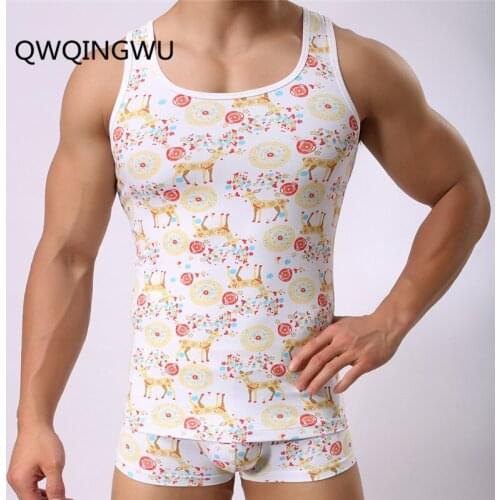 Мужские майки с принтом QWQINGWU China At AliExpress