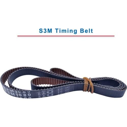 S3M Timing Belt with circular teeth model S3M-900/918/924/927/936/948/999/1005/1014/1056 teeth pitch 3mm belt thickness 2.2mm