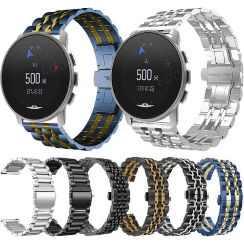 Classic Metal Strap For Suunto 9 Peak Watch Band Wristband Watchband Stainless Steel Bracelet Belt Replace Accessories