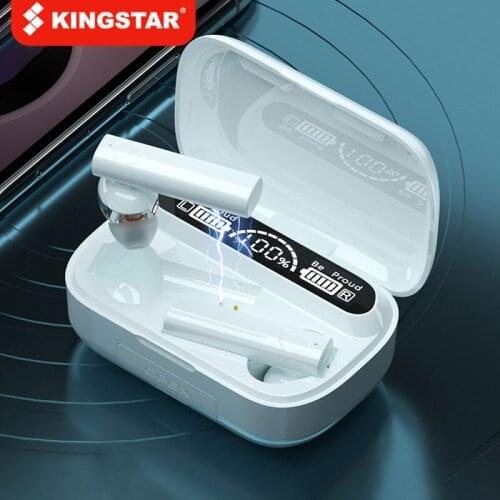 KINGSTAR X5 TWS Wireless 5.1 Bluetooth Earphone HiFi Stereo Headset Game Sport Headphone With Charging Box Earbuds
