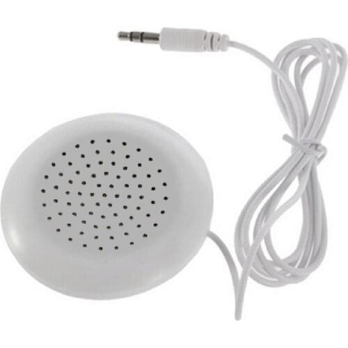 3.5 Mm Plug Universal Mini Neck Pillow Speaker For IPhone MP3 MP4 Player Accessories Sound Box For IPod CD Sleeping Use