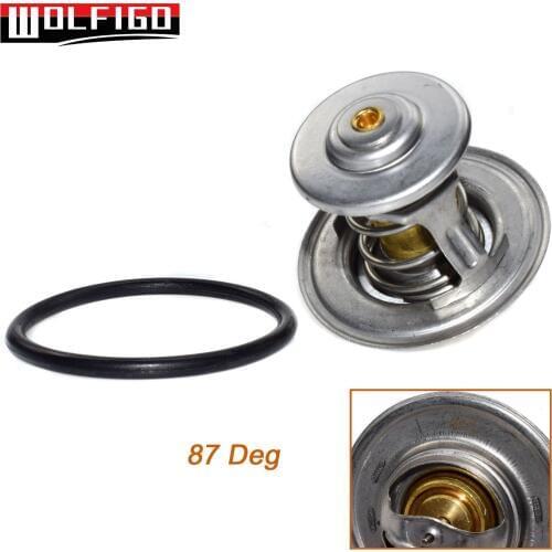 WOLFIGO New Engine Coolant Thermostat with Gasket For VW GOLF J-ETTA FORD GALAXY AUDI A2 A3 A4 A6 SEAT CORDOBA SKODA 044121113