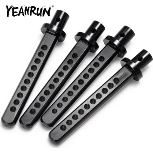 YEAHRUN Aluminum Alloy Body Post Mounts Car Shell Column Body for Axial SCX10 1/10 RC Crawler Car Upgrade Parts