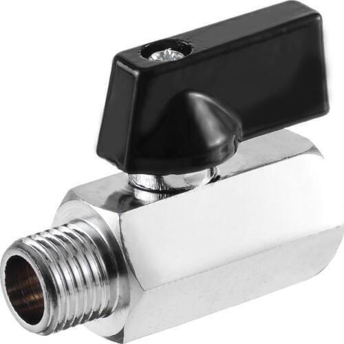 1pc 1/4 Inch Mini Brass Ball Valve BSP Male to Female Air Compressor Control for Oil Water Ball Valve