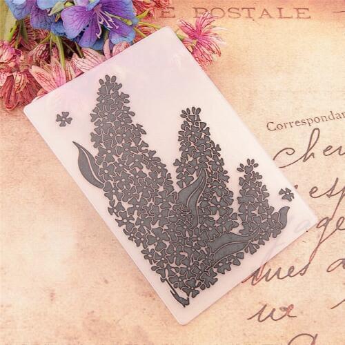 10.5x14.8 Seaweed Embossing folders Plastic bump Scrapbooking DIY Template Fondant indentation Cake Photo Album Card Make