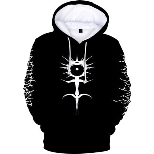 Ghostemane 3D Hoodies Sweatshirt Mercury Retrograde Image Printed Sweatshirts Hoodie Black Long Sleeve Jacket Coat Brand Clothes