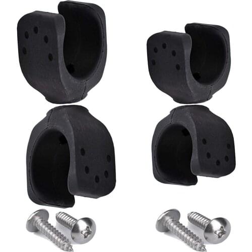 4/PK, （ Two Big - Two Small ）Universal Flashlight Mounted Brackets Rail Mounted, Works great to Mount Clips Clamps Holder for LE