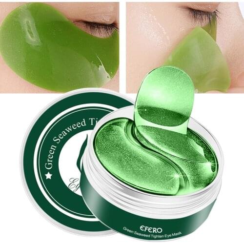 60/120/180PCS Anti-Puffiness Anti-Aging Moisturizing Eye Mask Seaweed Moisturizing Eye Patches Whitening Dark Circles Remover