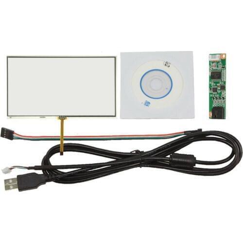 7inch 4 Wire Resistive Touch Panel 165mm x 100mm With USB Controller Card Kit